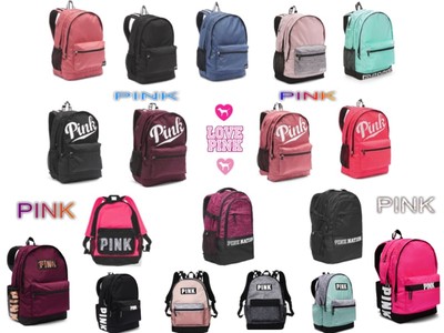 victoria secret pink school bags